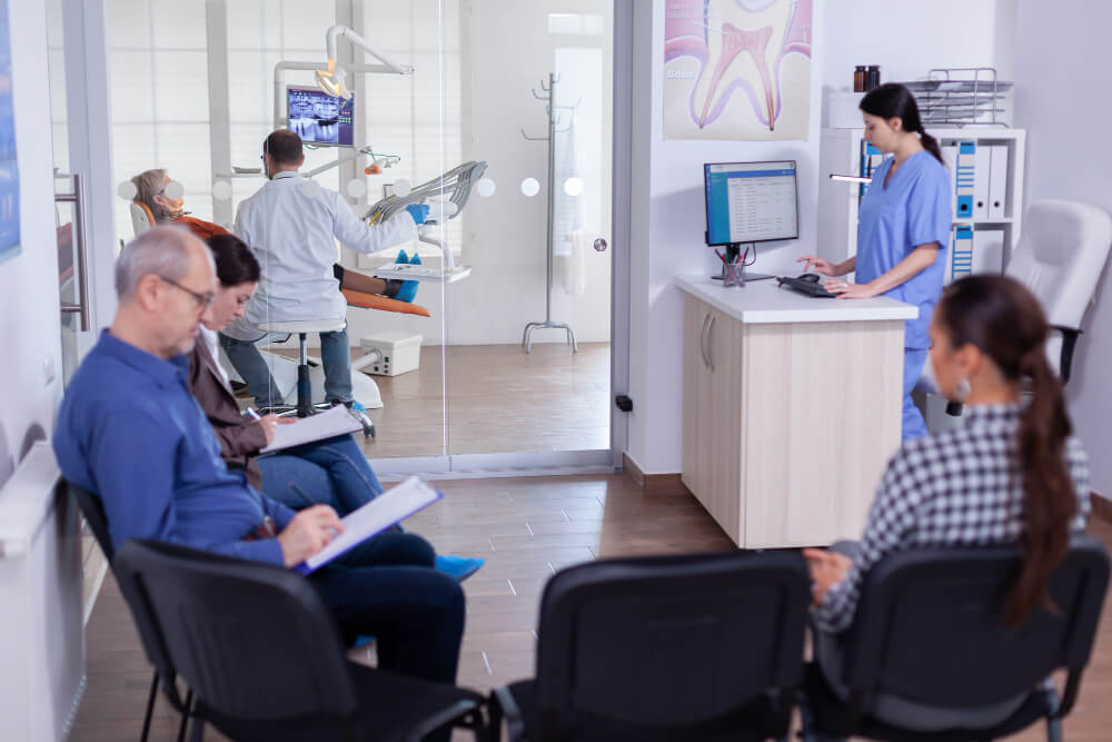patients scheduled in medical offices